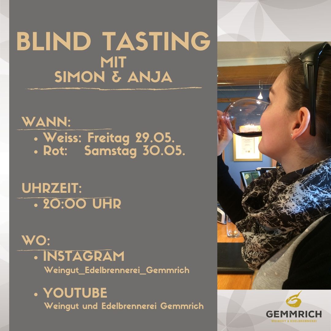 Online Blind Tasting - Weingut und Edelbrennerei Gemmrich