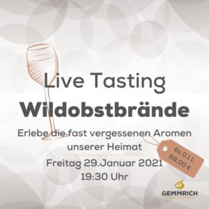 Wildobstbrandtasting