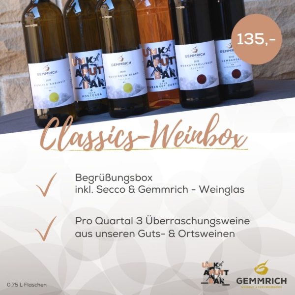 Classics Weinabo Box | Weingut und Edelbrennerei Gemmrich