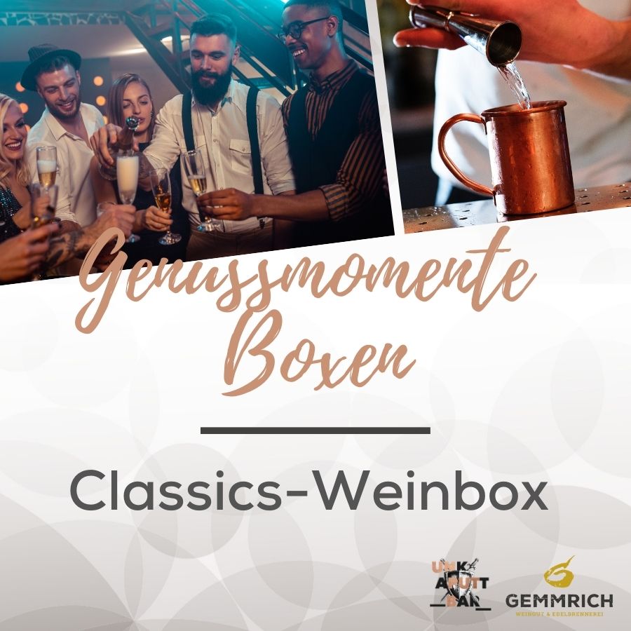 Genussmomente Box | Classics Weinabo | Weingut und Edelbrennerei Gemmrich